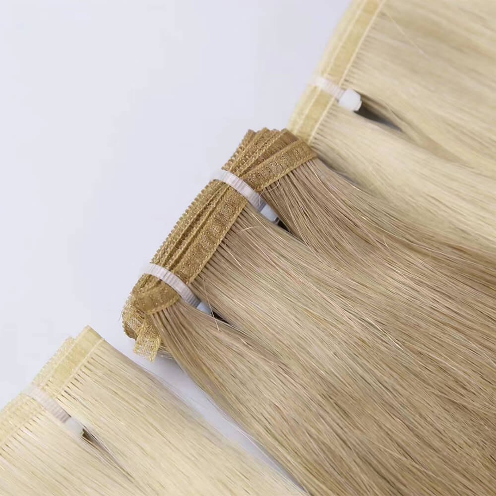 Flat Weft Hair Extensions 4