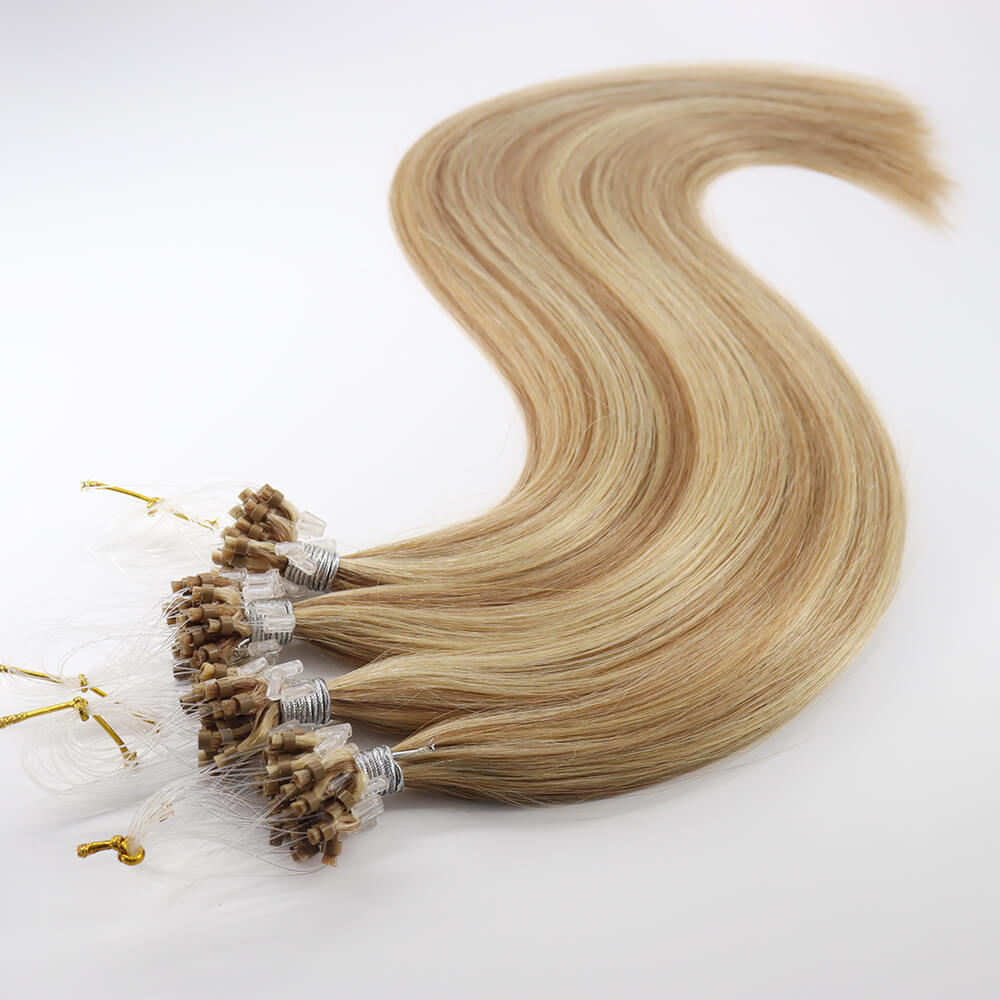 Micro ring hair extensions