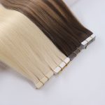 Stitched tape-in hair extensions