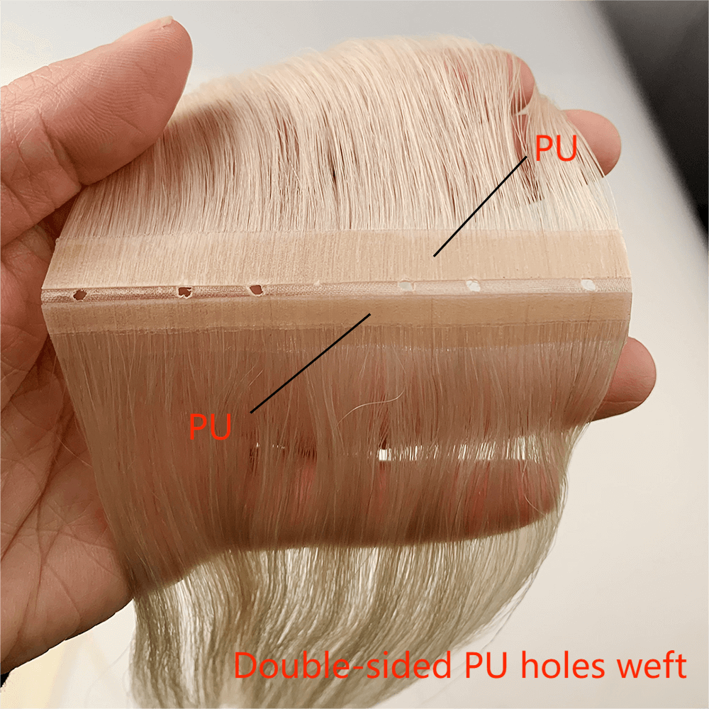 Double PU hole weft