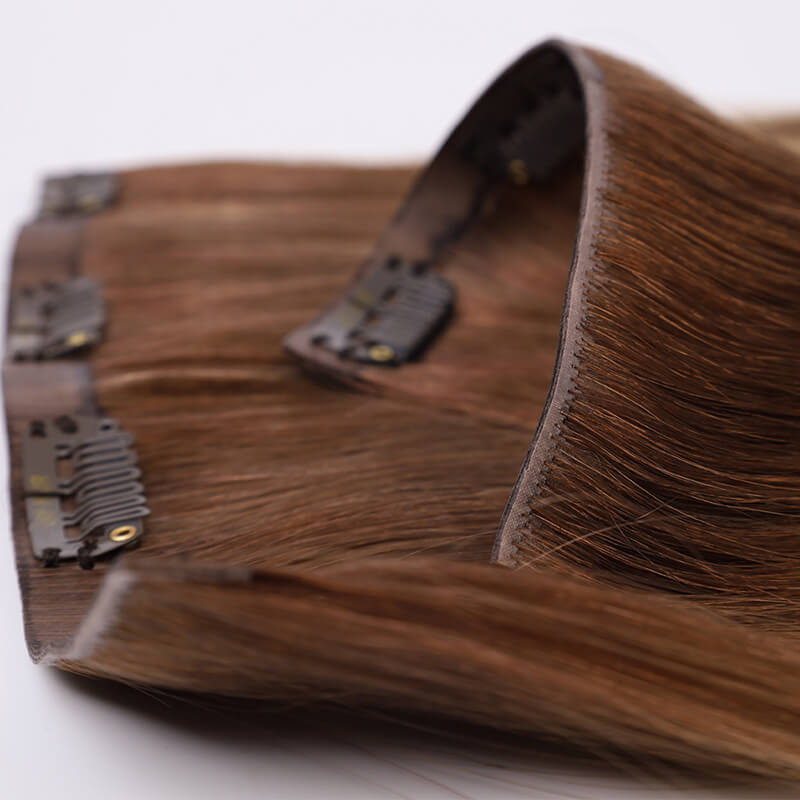 invisible clip on hair extension