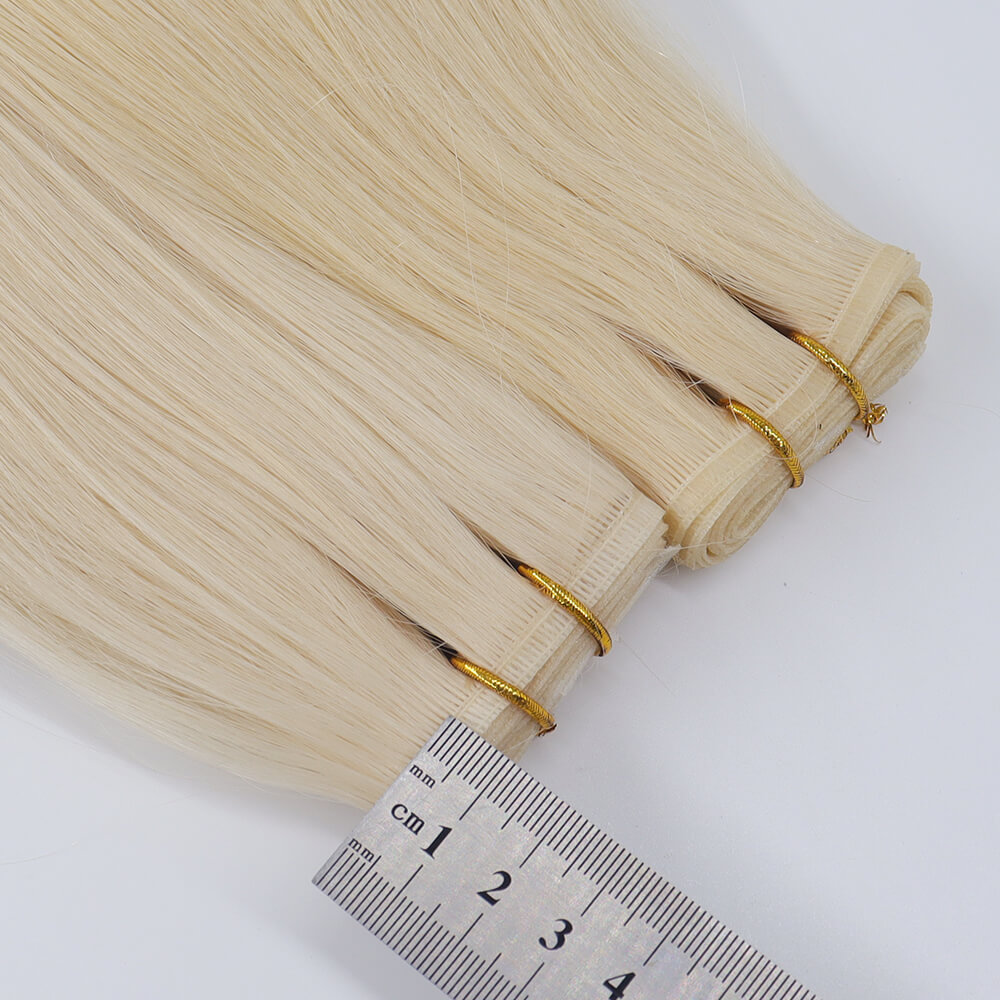 the size of flat weft